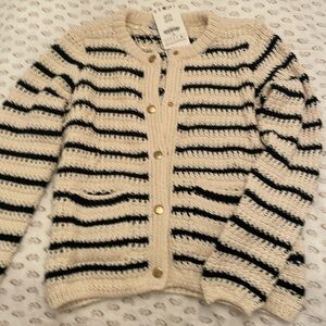 Blue and White Stripes Sweater